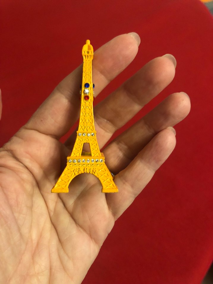 Metal Eyfel Kulesi Figürü - Görsel 2
