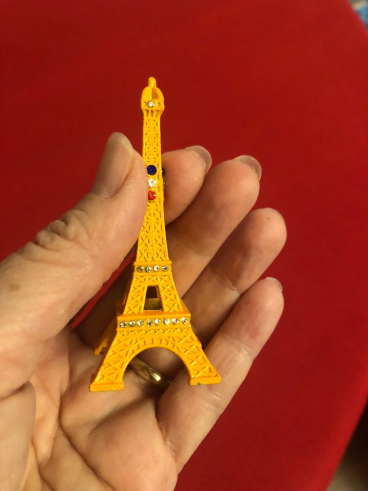 Metal Eyfel Kulesi Figürü - Görsel 3