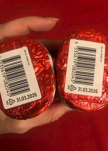 2 adet Kırmızı Noel Baba çikolata - Görsel 4