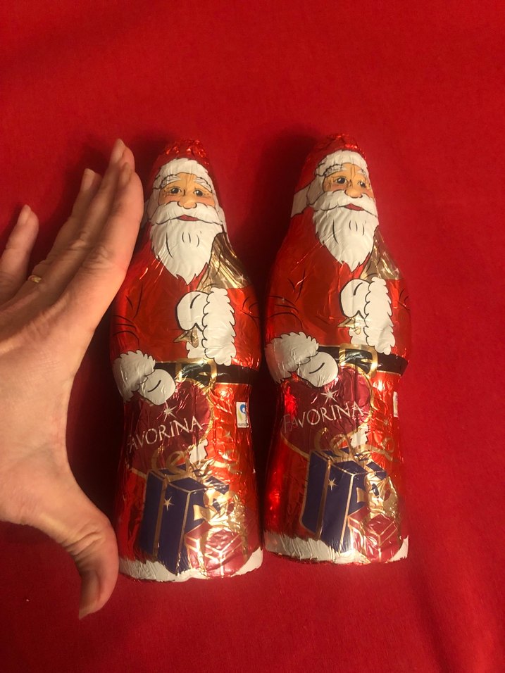 2 adet Kırmızı Noel Baba çikolata - Görsel 5