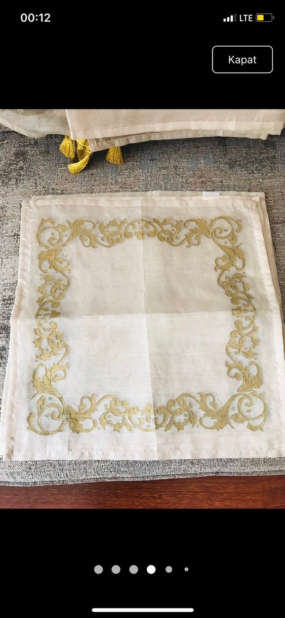 Vanelli örtü takımı - Görsel 4