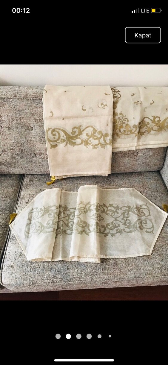 Vanelli örtü takımı - Görsel 2