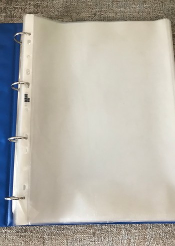 Beden Renk Klasör ve 50 şeffaf dosya