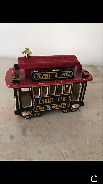 San Francisco cable car magnet