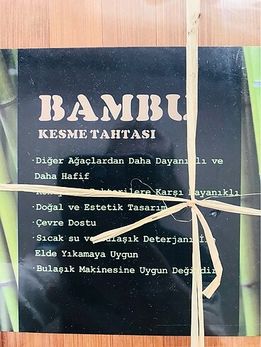 Diğer Bambu kesme tahtası