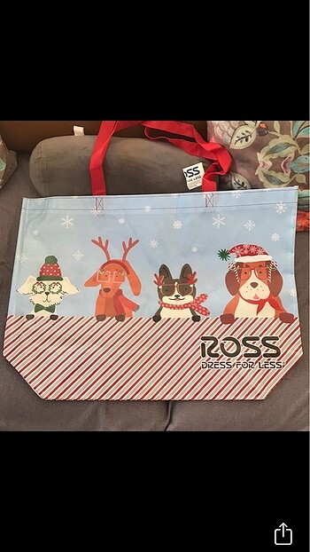 Ross plaj alışveriş çantası