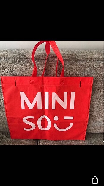 Miniso alışveriş çantası
