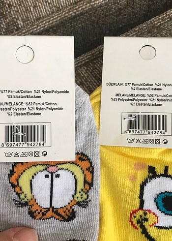 Diğer Harry Potter Sünger Bob Garfield çocuk Çorabı