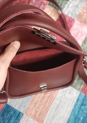 Kahverengi Deri Kadın Omuz Çantası - Görsel 2