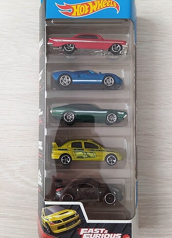 Hot wheels Fast and Furious 5li set