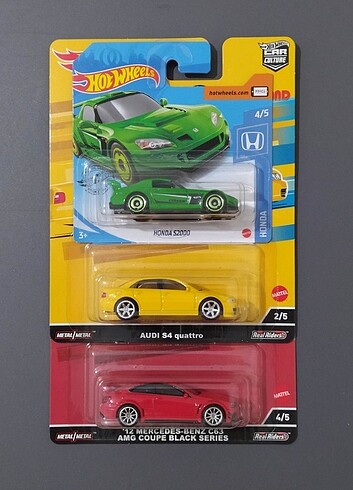 Hot wheels 3lü