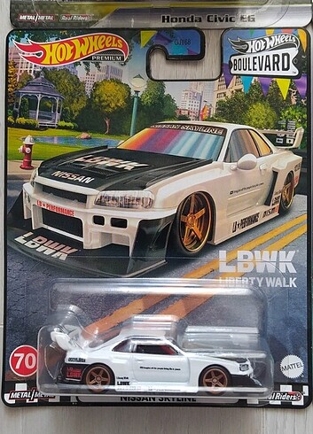 Hot Wheels Premium Nissan Skyline R34 LBWK 