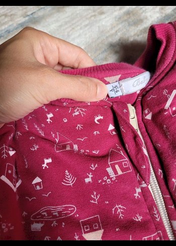 Renkli  Desenli Bebek Kız Tulumu - Görsel 3