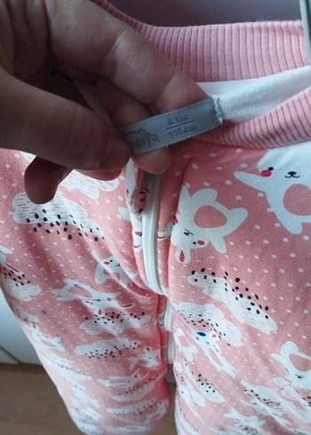 Pembe Fermuarlı Bebek Kış Tulumu - Görsel 4