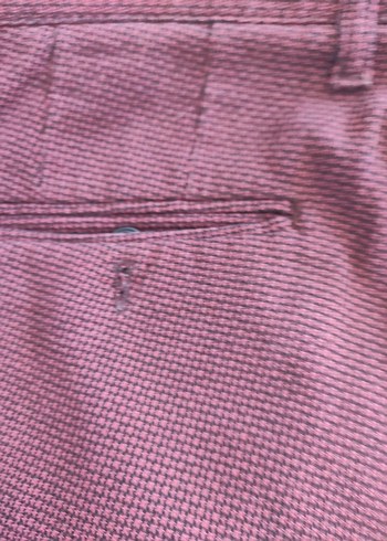 Bordo Desenli Erkek Regular Fit Pantolon - Görsel 5