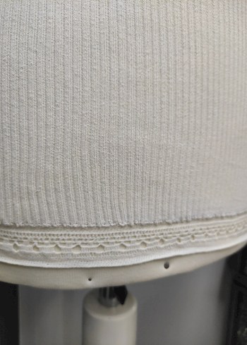 Dantel Detaylı Beyaz  Kadın badi - Görsel 5