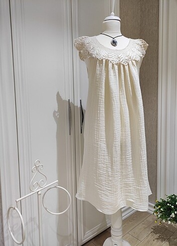 Yazlık müslim kumaş elbisesi 