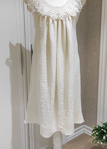 Yazlık müslim kumaş elbisesi  - Görsel 8