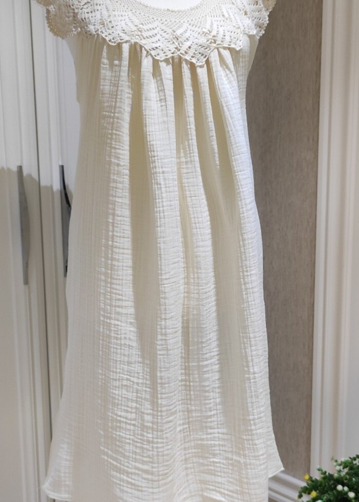 Yazlık müslim kumaş elbisesi  - Görsel 5