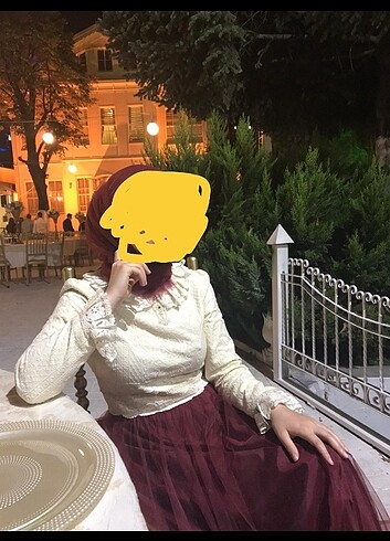 Tesettürlü abiye elbise - Görsel 3