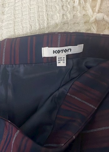 Bordo Midi Pilili Hamile Eteği - Görsel 4