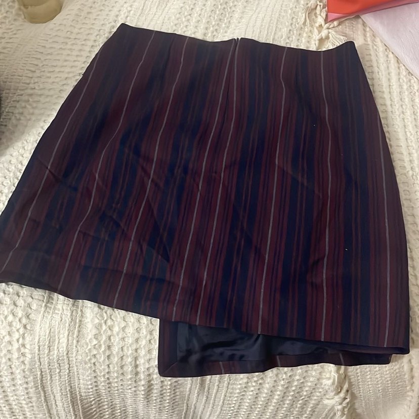 Bordo Midi Pilili Hamile Eteği - Görsel 5