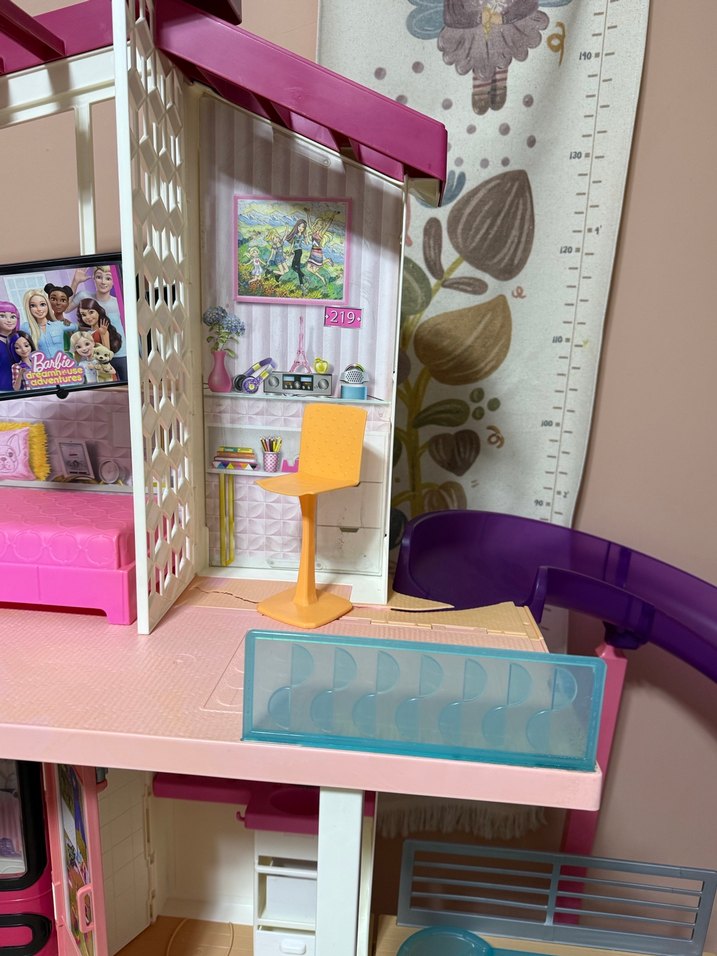 Barbie 3 katlı rüya evi - Görsel 5