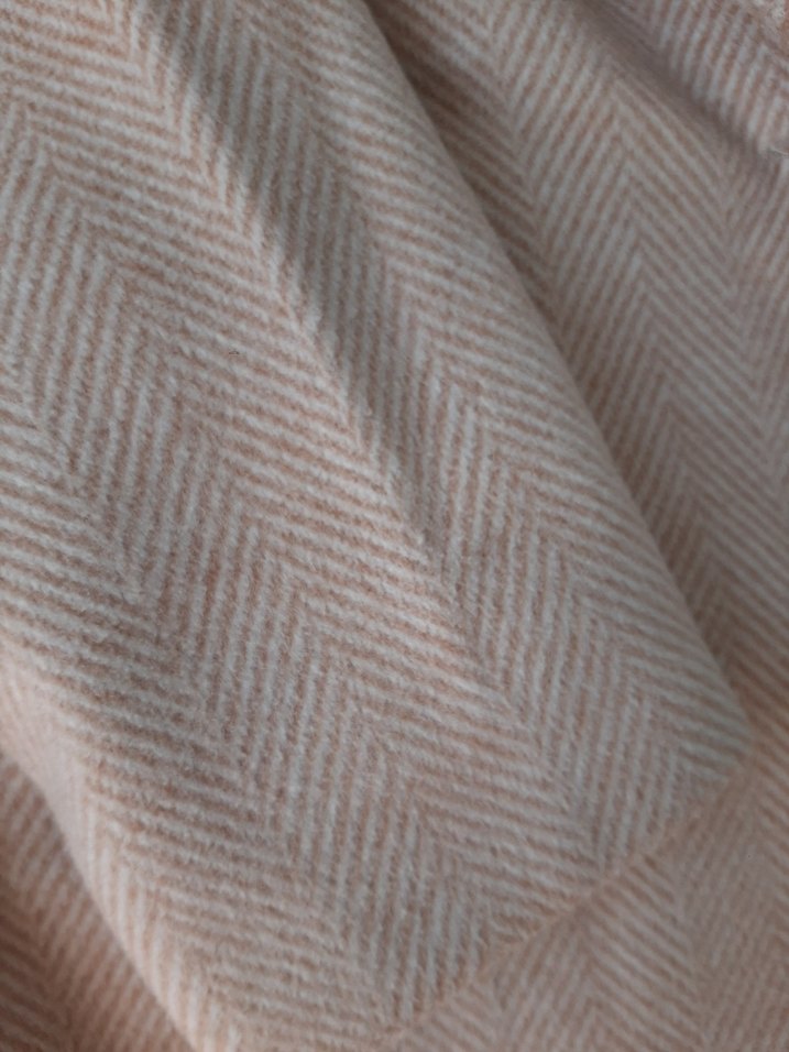 Bej Tek Düğmeli Kaşe Kaban - Görsel 2