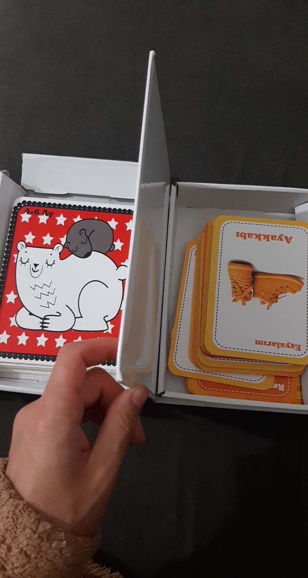 İlk 50 Renkli Kelime Kartları Seti - Görsel 2