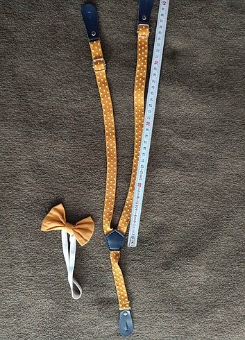 Çocuk pantolon askısı papyon - Görsel 2