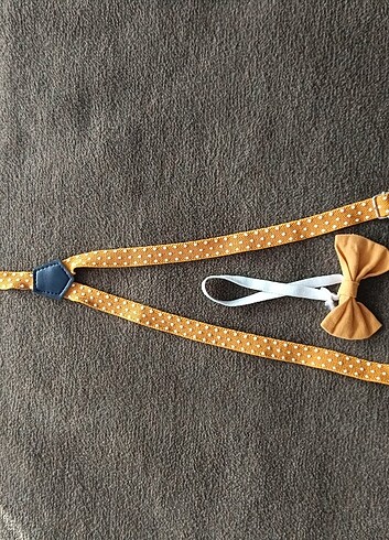 Çocuk pantolon askısı papyon - Görsel 4