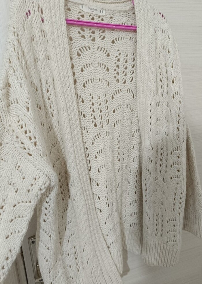 Hırka , krem rengi - Görsel 5