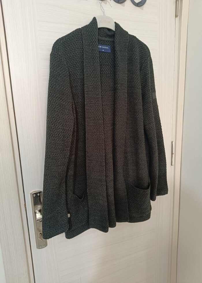 Erkek triko hırka  - Görsel 2