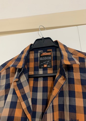 Düğmeli Uzun Kollu Kahverengi Ekose Erkek Gömlek - Görsel 12