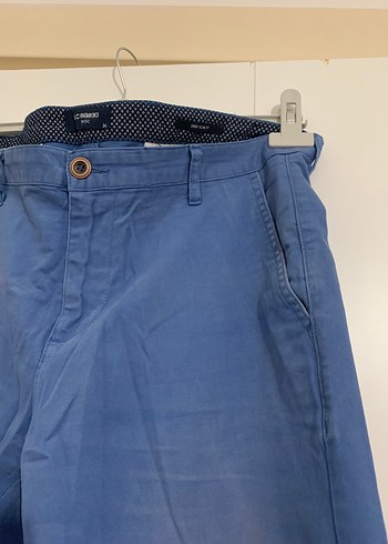 Erkek Mavi Regular Fit Denim Pantolon - Görsel 7