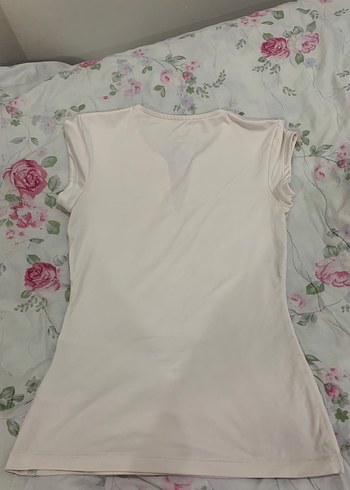 NİKE ORİJİNAL Beyaz V Yakalı Kısa Kollu Kadın Tişört - Görsel 6