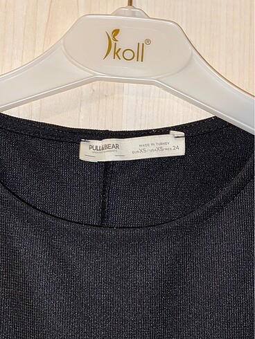 xs Beden siyah Renk pull&bear mini elbise