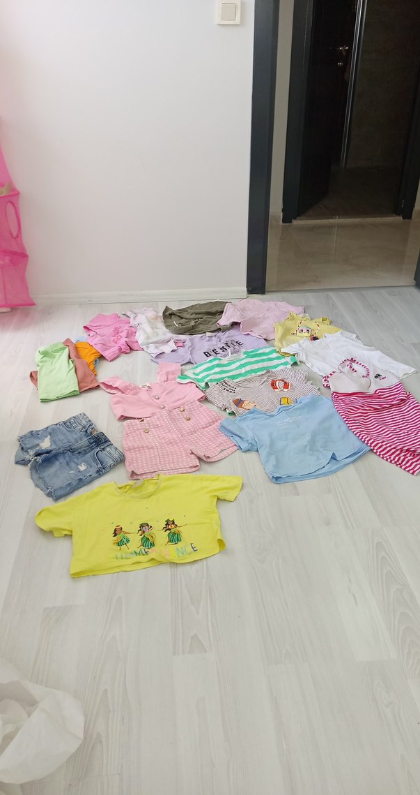 5-8 yaşa kadar toplu kıyafet çocuk 23 parca - Görsel 2