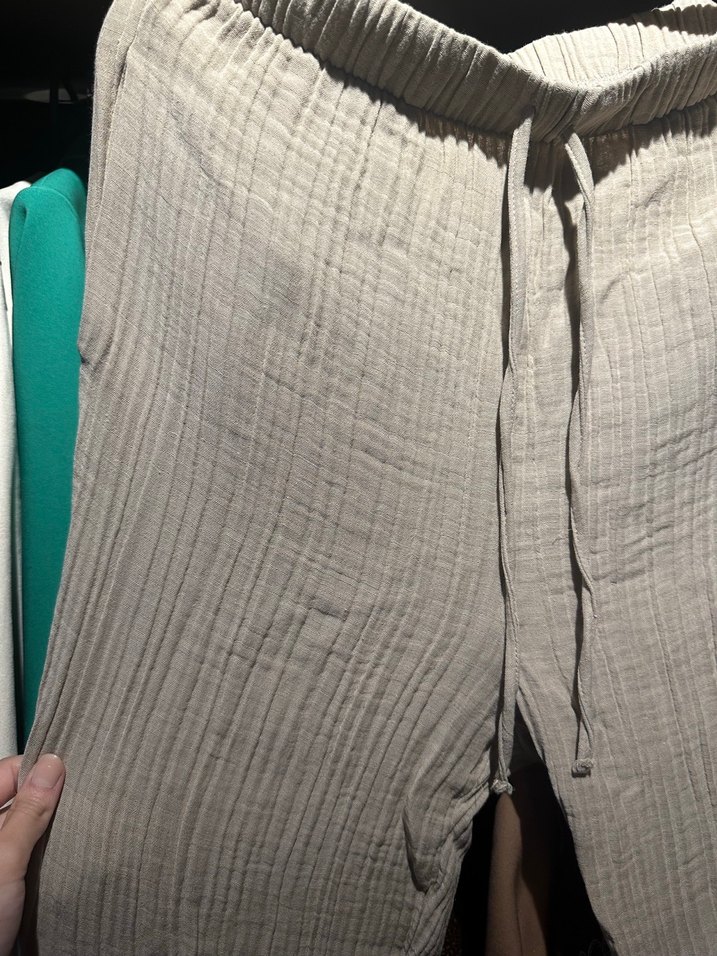 Krem Rahat Kesim Kadın  Pantolon - Görsel 2