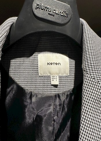 Düğmeli Gri Kadın Blazer Ceket - Görsel 2