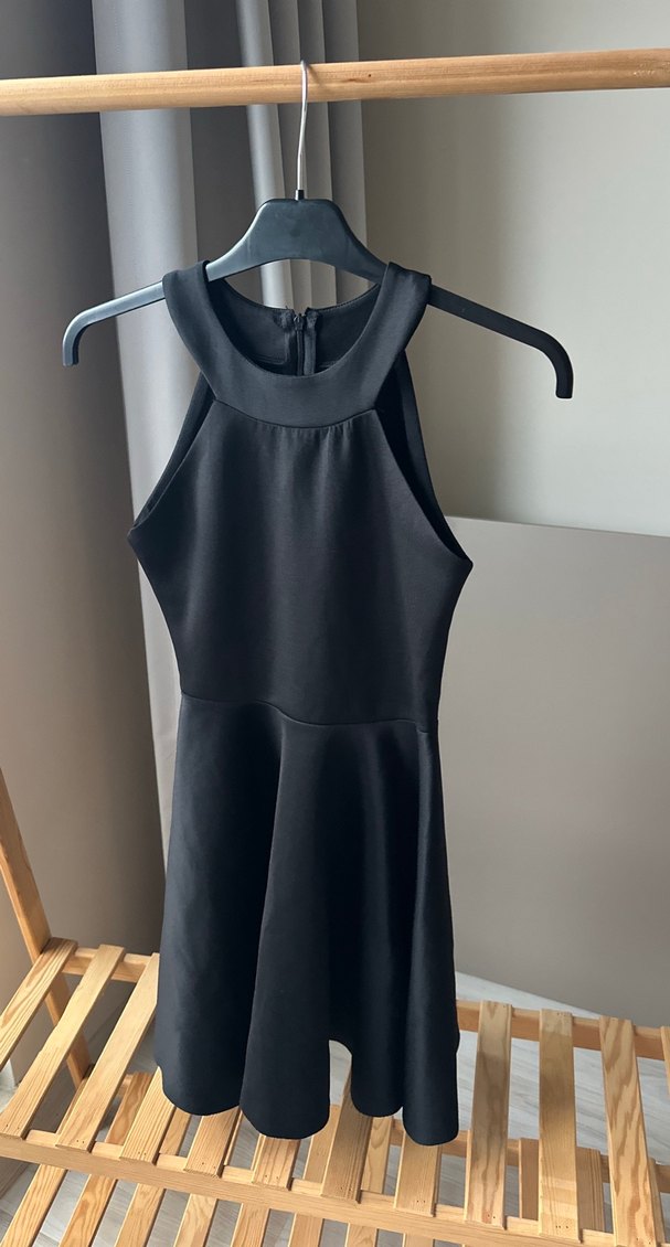 Siyah Kısa Gotik Elbise - Görsel 2