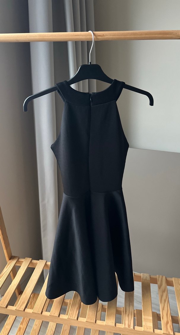 Siyah Kısa Gotik Elbise - Görsel 3