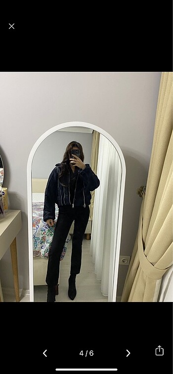 m Beden lacivert Renk Zara Bomber ceket