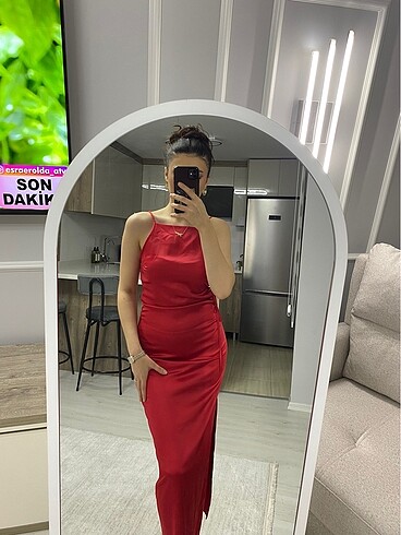 xs Beden kırmızı Renk Zara elbise