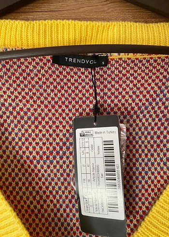 Renkli  Örgü Hırka - Görsel 4