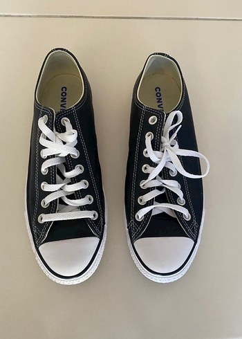 Converse Chuck Taylor All Star Siyah Deri Sneaker - Görsel 2