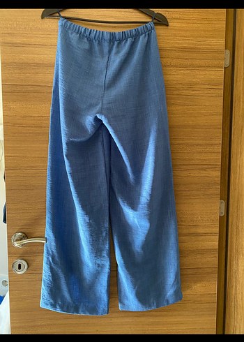 Mavi pantolon etek - Görsel 4