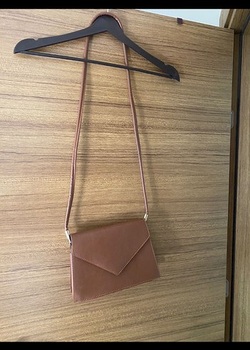 Kahverengi deri çanta - Görsel 2