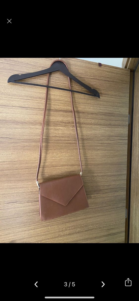Kahverengi deri çanta - Görsel 2