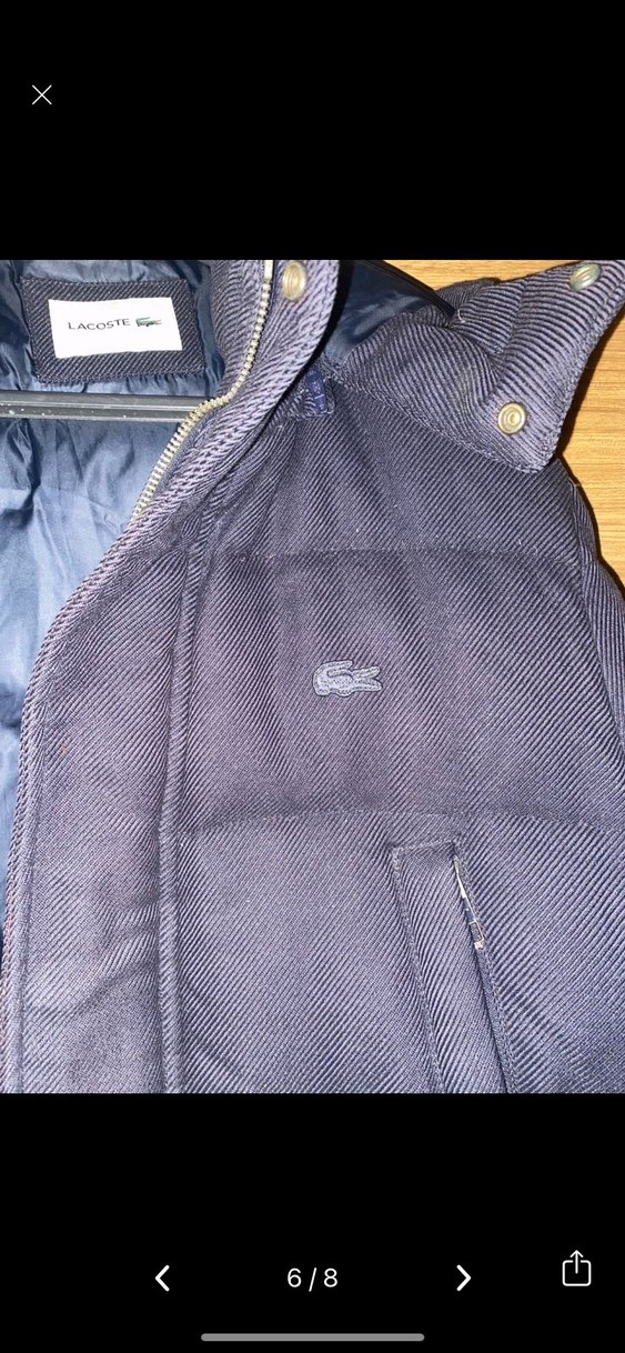 Lacoste Erkek Lacivert Kaz Tüyü Mont - Görsel 5